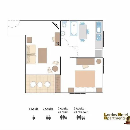 尼科西亚罗德斯公寓式酒店 3* 尼科西亚